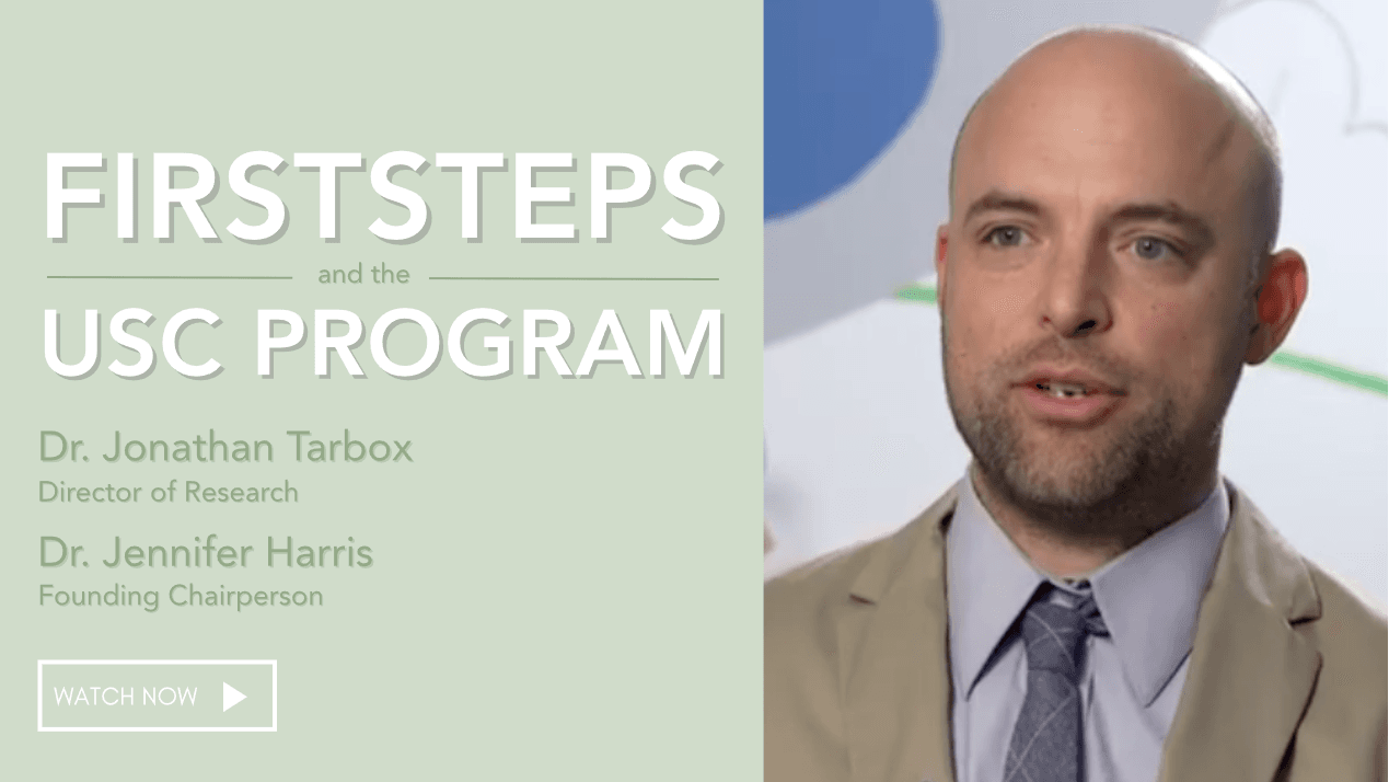 FirstSteps and the USC Program video thumbnail featuring Dr. Jonathan Tarbox